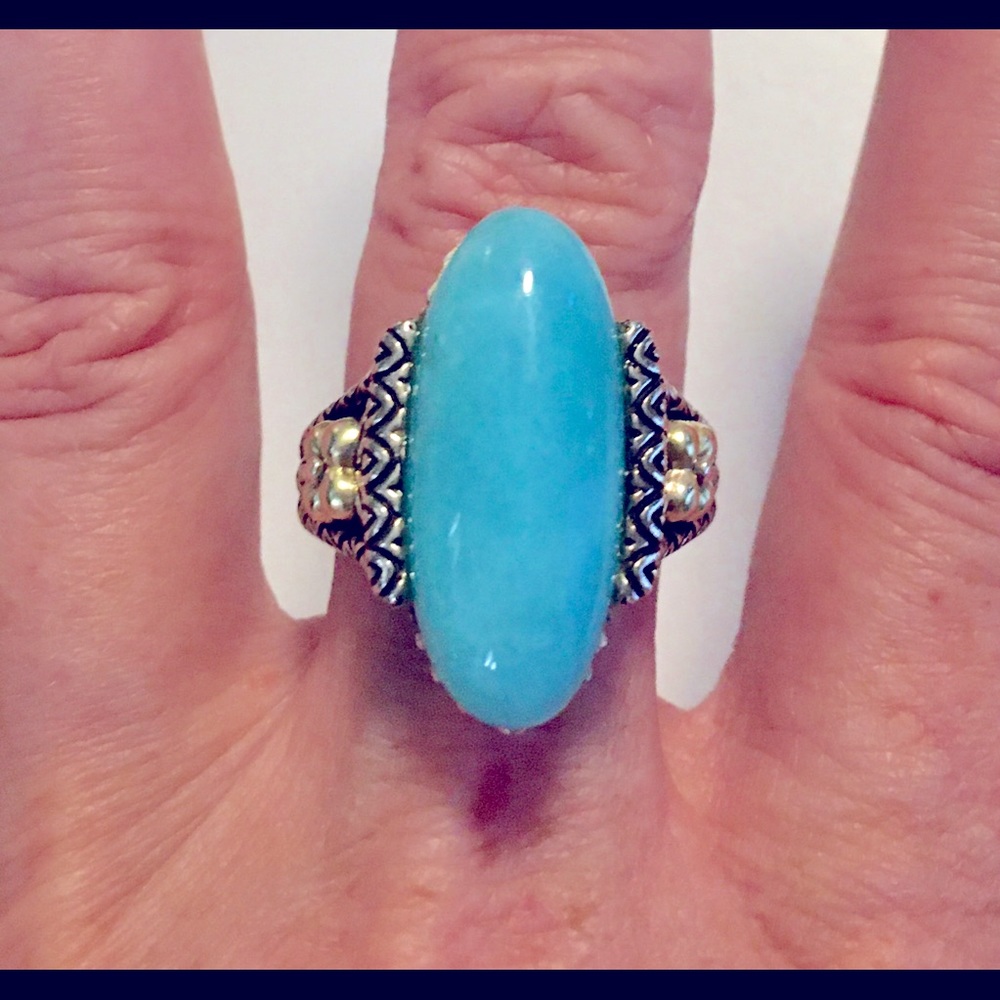 Barbara Bixby Amazonite Sterling Silver 18k gold